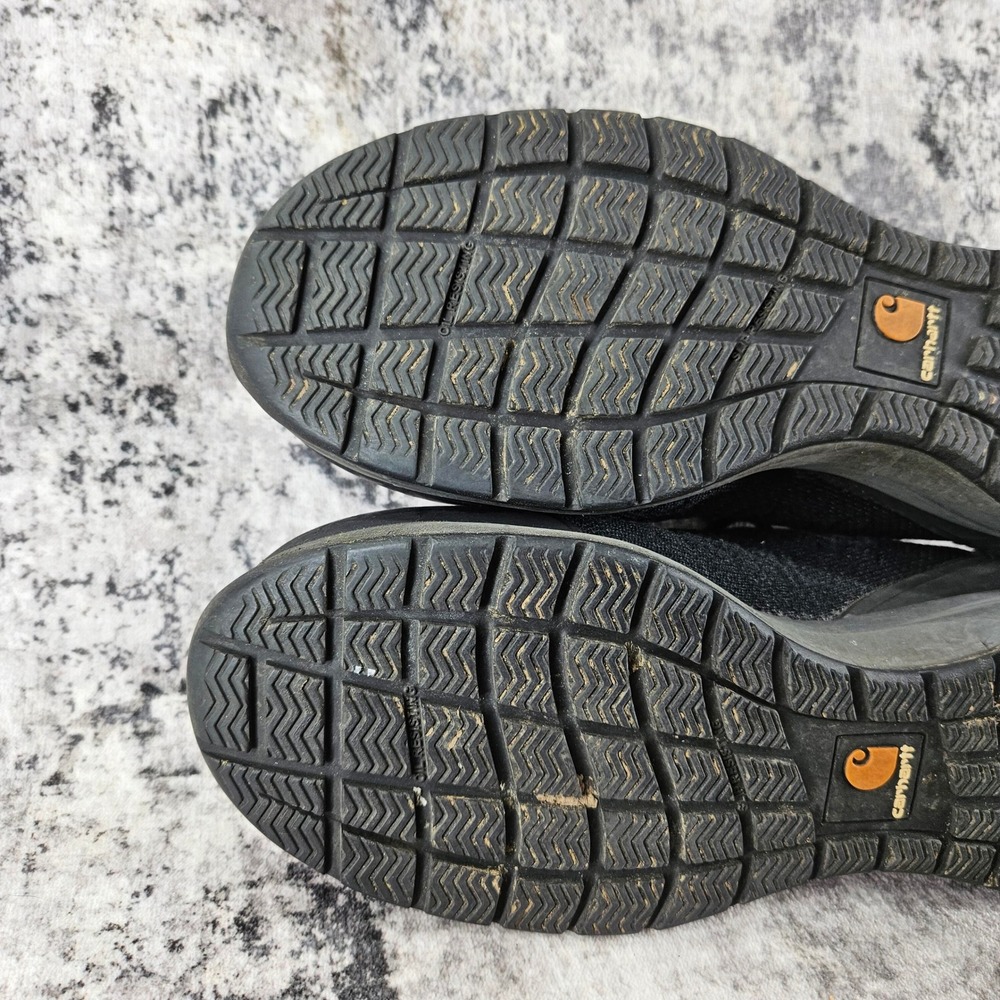 Carhartt Force ESD Nano Toe Shoes Men 11 Wide Black Composite Slip Resistant - Picture 12 of 14